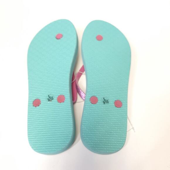 Preppy Flip Flops Size Large 9 / 10 Summer Sandals Foam Light Weight Pineapple​ - Picture 7 of 7